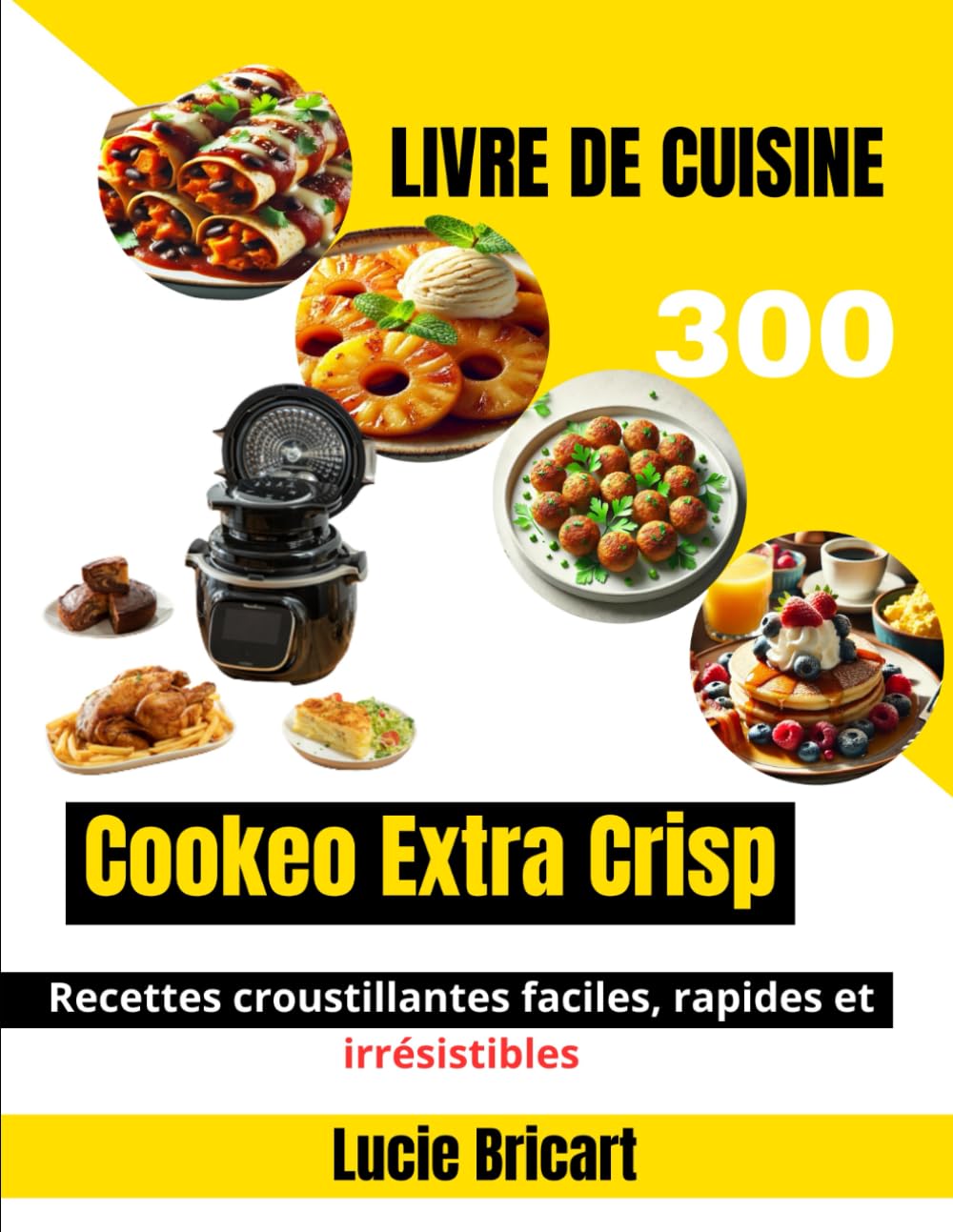 LIVRE DE CUISINE Cookeo Extra Crisp: 300 Recettes croustillantes faciles, rapides et irrésistibles book
