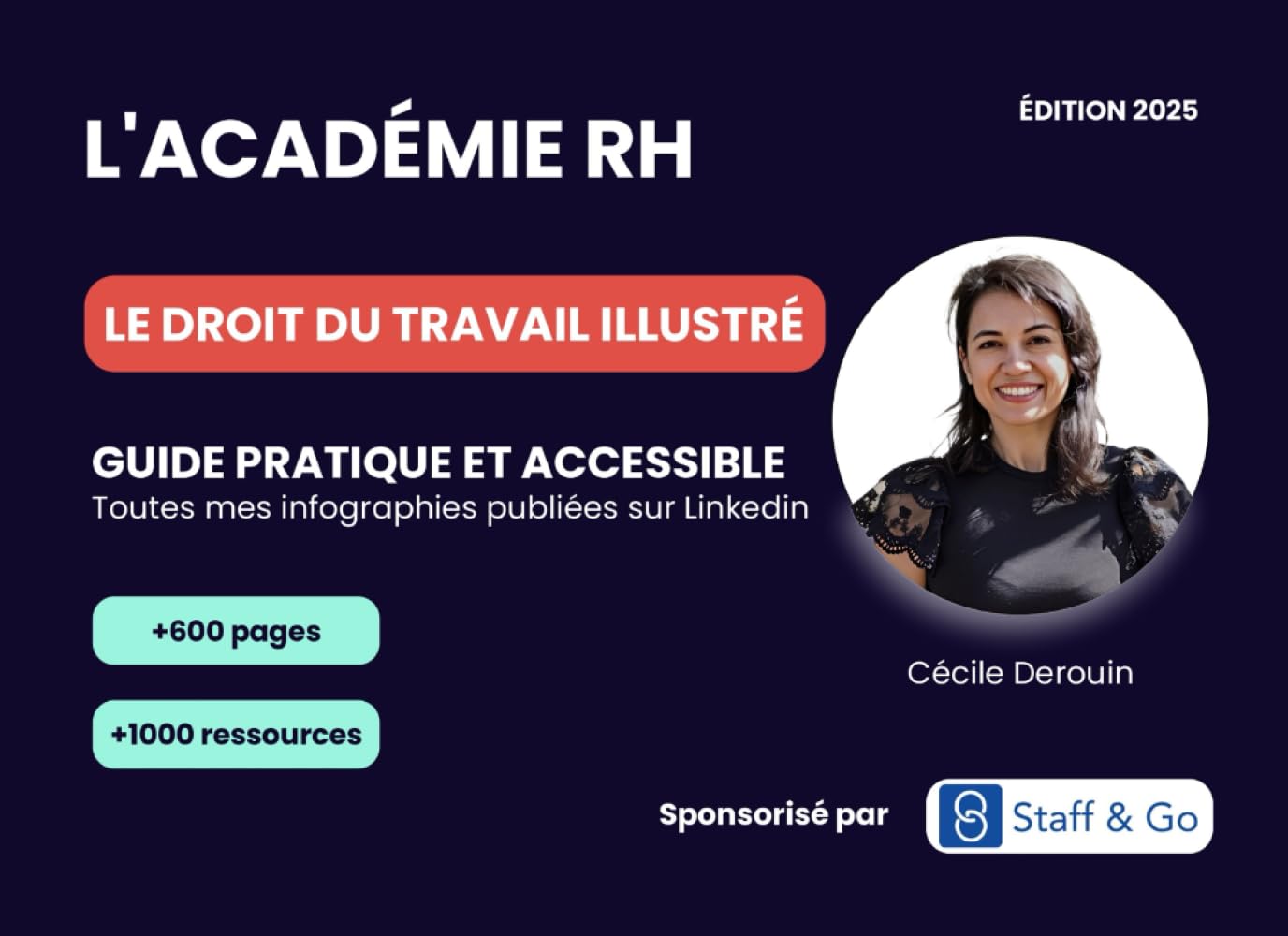 Le Droit du Travail Illustré : Guide Pratique et Accessible: Une année d'infographies par Cécile Derouin Law