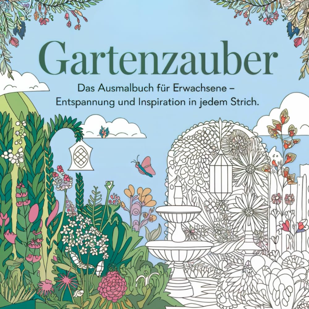 Gartenzauber: Das Ausmalbuch für Erwachsene.: Entspannung und Inspiration in jedem Strich. (Kreative Auszeit: Zauberhafte Malbücher für Groß & Klein) Architecture