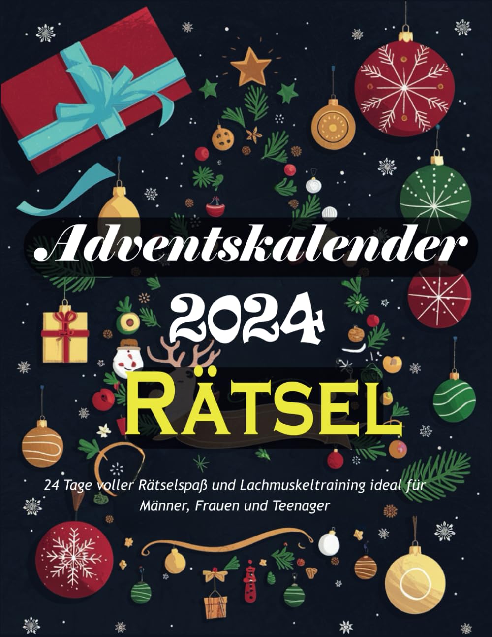 adventskalender 2024 rätsel: 24 Tage voller Rätselspaß und Lachmuskeltraining ideal für Männer, Frauen und Teenager Leisure & Fun