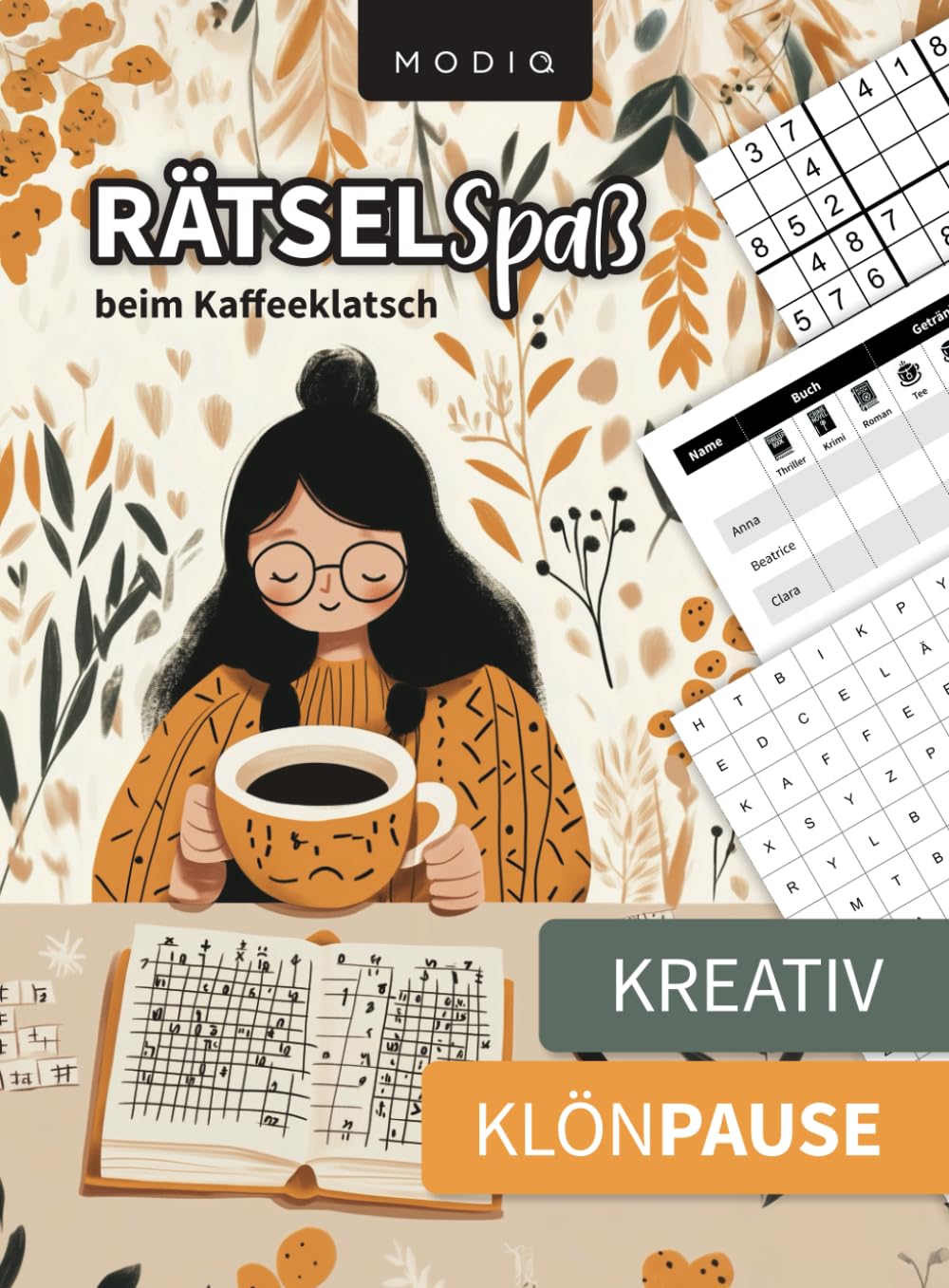 RÄTSELBUCH – Kreativ Klönpause: Rätsel beim Kaffeklatsch Leisure & Fun