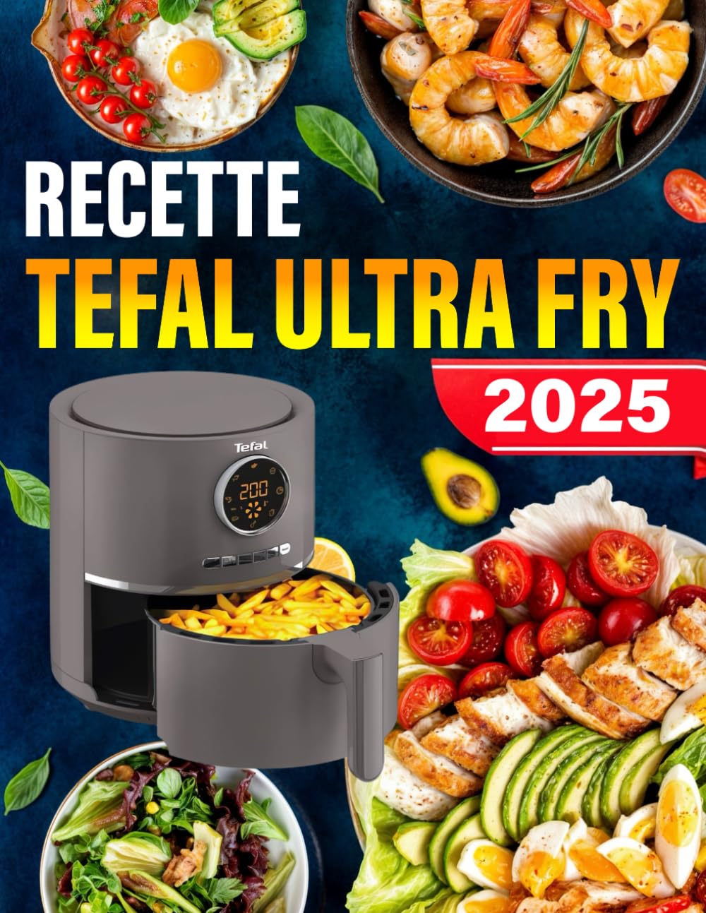 Recette Tefal Ultra Fry: 120+ Recettes Rapides, Saines et Délicieuses pour des Repas, Accompagnements et Desserts Croustillants, Faibles en Gras avec Moins d'Huile Cooking & Enjoying