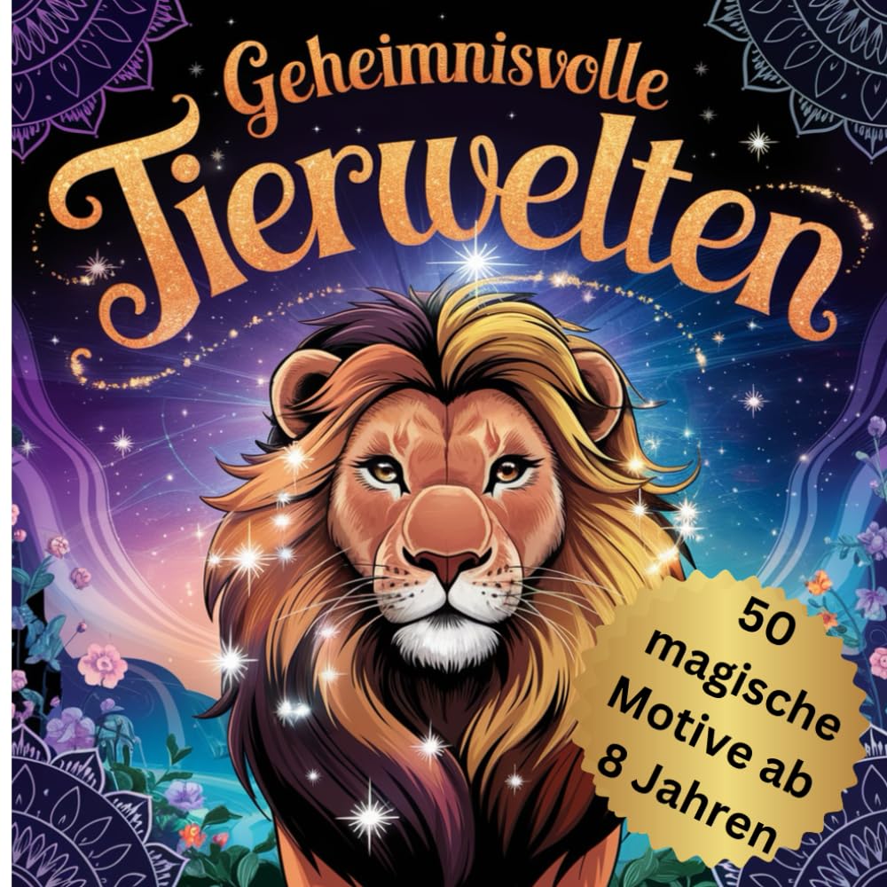Geheimnisvolle Tierwelten: Magische Ausmalbilder für kreative Jungs und Mädchen; Ausmalbuch für Kinder ab 8 Jahren Hobbies & Crafts