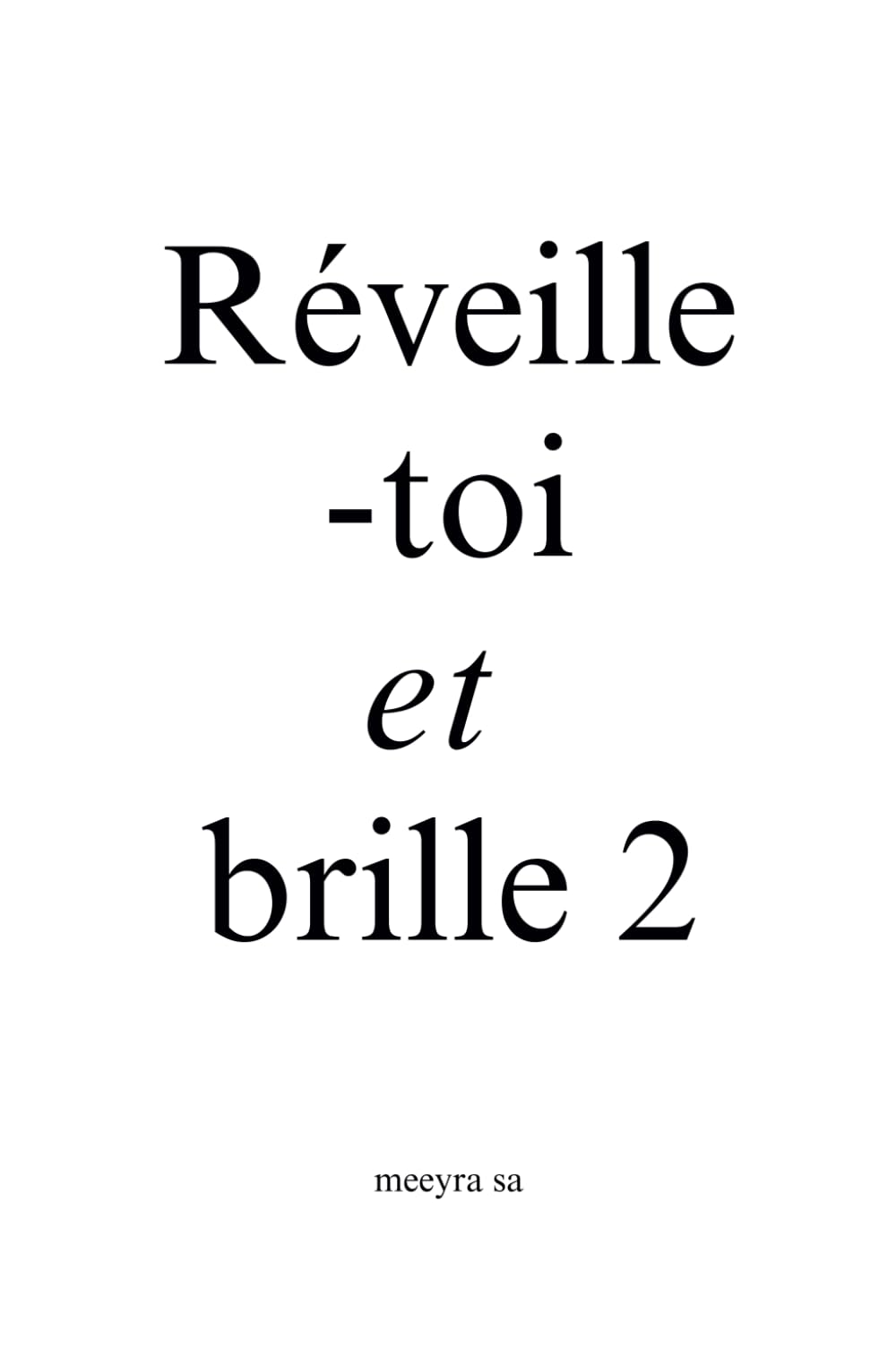 Réveille-toi et brille 2 book