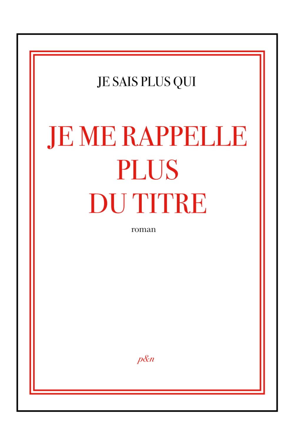 Je me rappelle plus du titre book