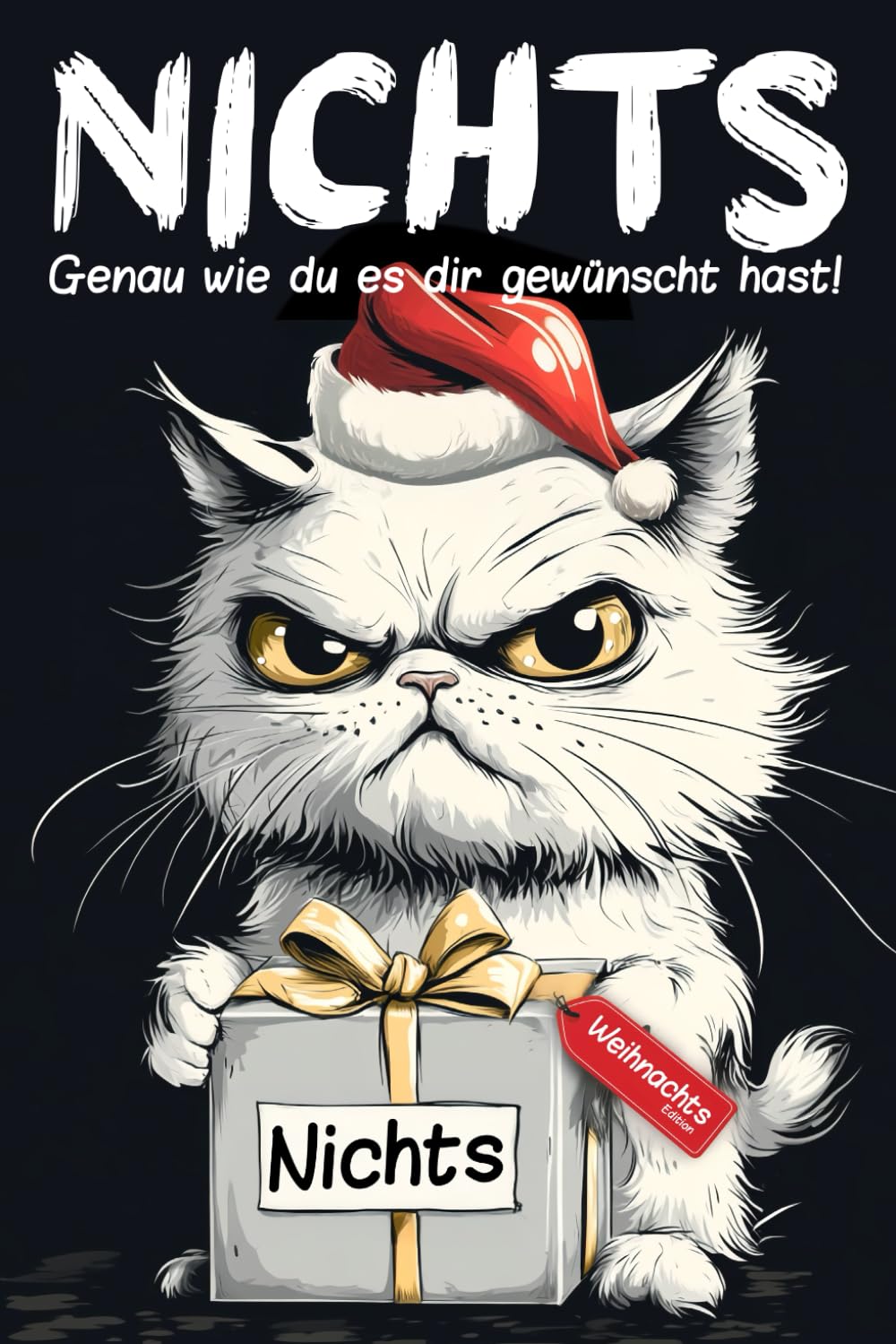 NICHTS Geschenk Buch Weihnachts-Edition - Das perfekte Weihnachtsgeschenk für alle, die nichts wollen: Mit witzigen Spielen, kreativen Rätseln & lustigen Sprüchen | Spaß & Humor für Weihnachten! Lifestyle