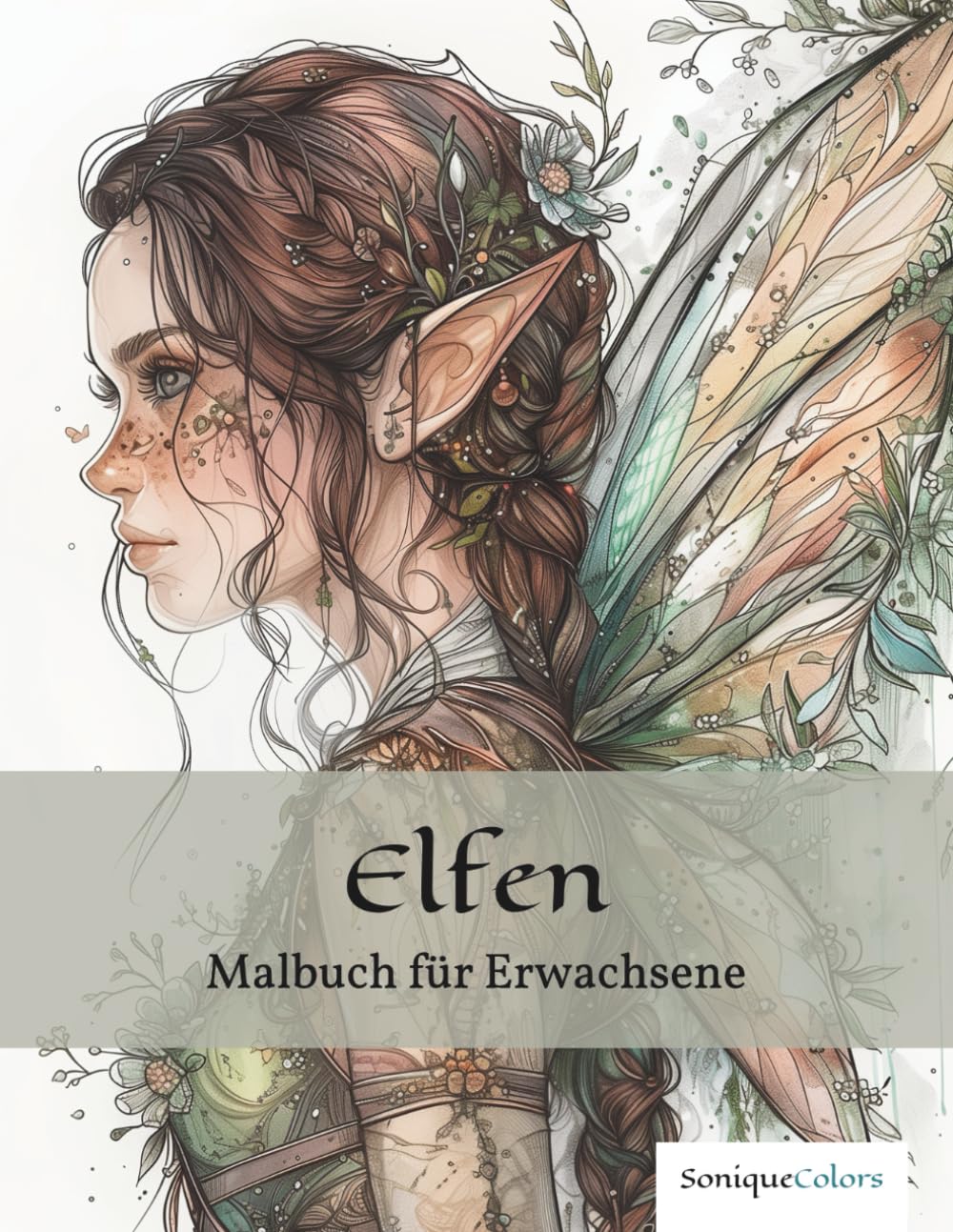 Elfen – Malbuch für Erwachsene: 50 märchenhafte Elfenmotive für ein einzigartiges Ausmalerlebnis und zauberhafte Momente der Fantasie Arts & Music
