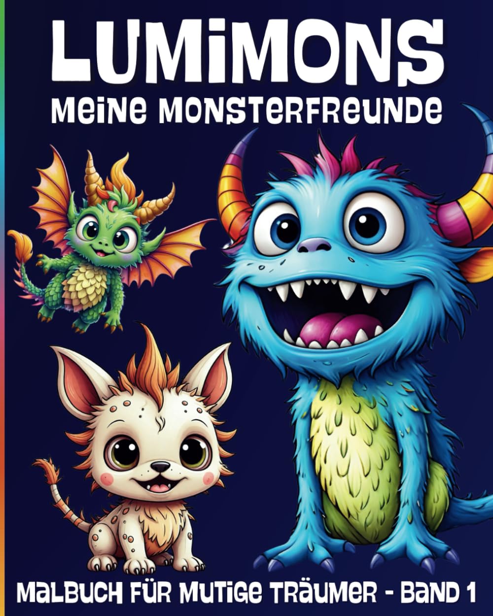 Die LUMiMONs: Monster-Malbuch ab 4 Jahren – 50 liebevoll gestaltete Motive stärken Mut & Kreativität, helfen beim Entspannen & Einschlafen – die perfekte Abendroutine! Tiptoi & Games