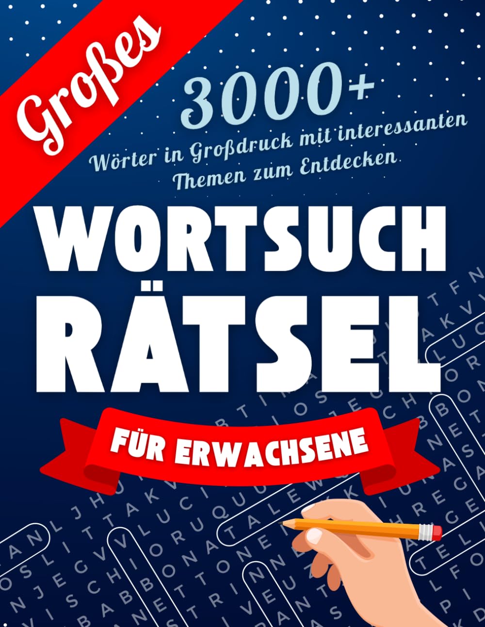 Großes Wortsuchrätsel für Erwachsene: 3000+ Wörter mit interessanten Themen zum Entdecken. Lifestyle