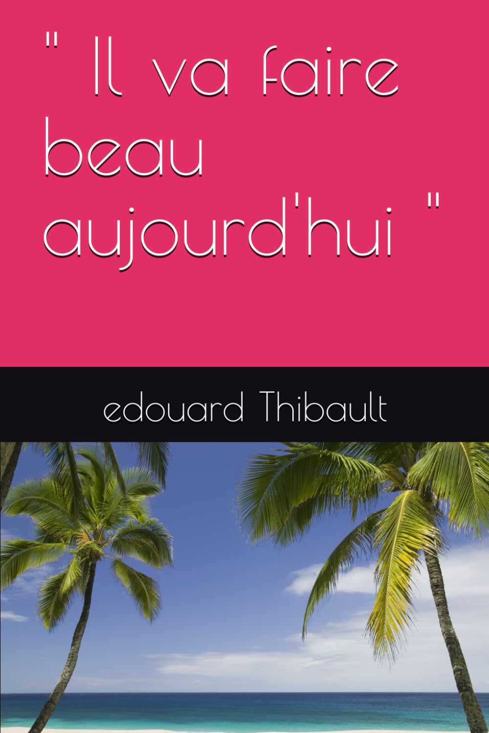 " Il va faire beau aujourd'hui " book