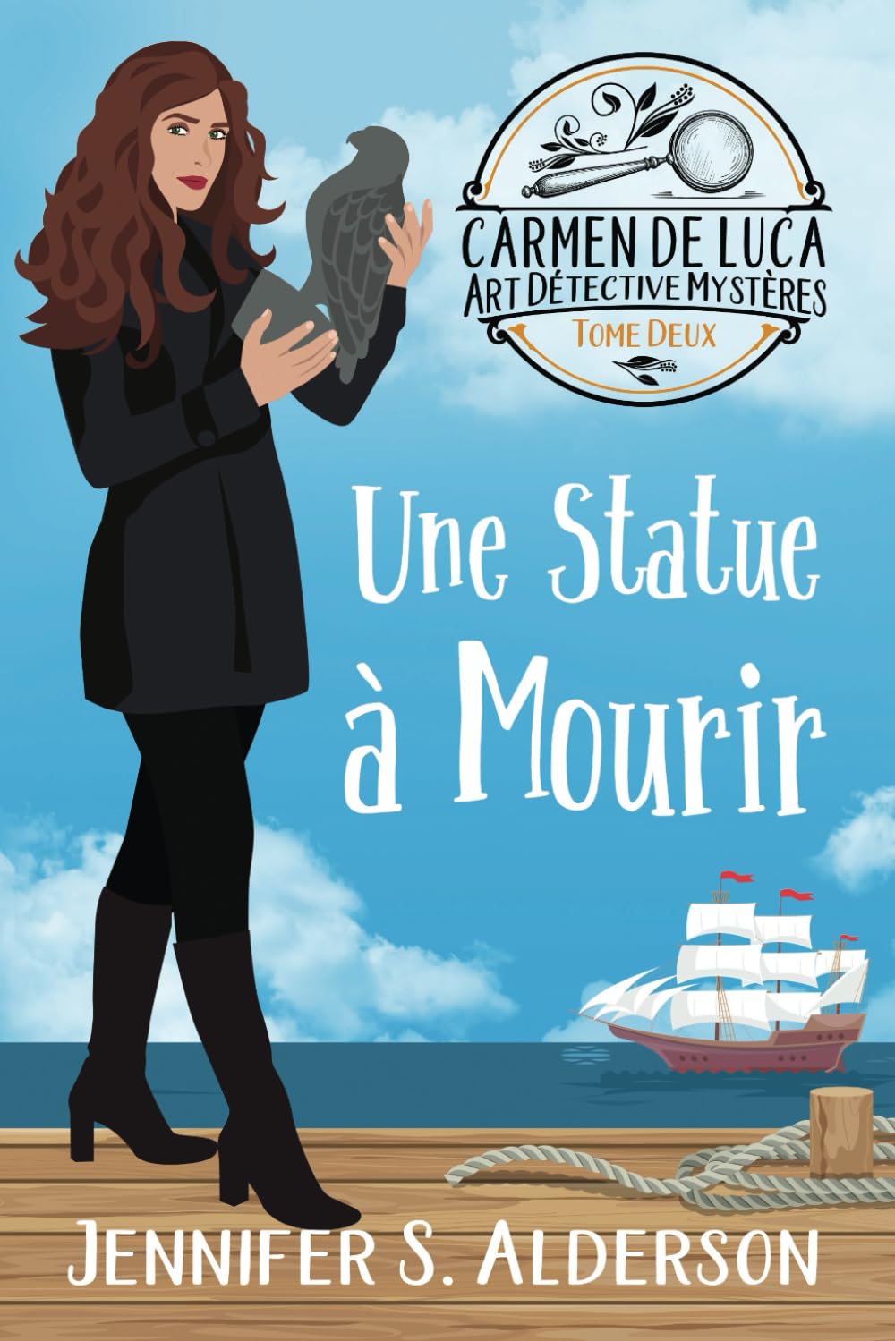 Une Statue à Mourir (Carmen De Luca Art Détective Mystères, Band 2) Cosy Mystery & Humour