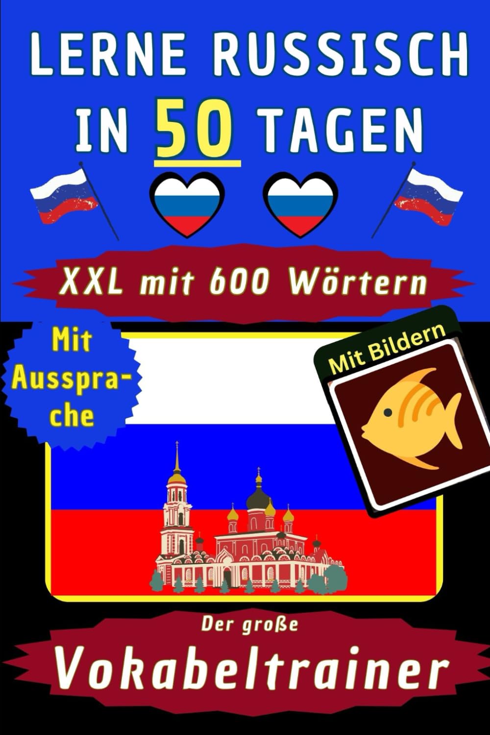 Russisch Vokabelbuch: Vokabeltrainer zum Russisch lernen A1 - Visuelles Wörterbuch mit den 600 wichtigsten Wörtern für Anfänger und Kinder im ... Russisch Deutsche Kurzgeschichten Study Guides