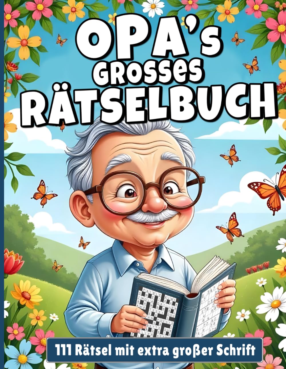 Opas Großes Rätselbuch: 111 spannende Rätsel für den Besten Opa der Welt I Extra Große Schrift I Ein Geschenk für Opa Lifestyle