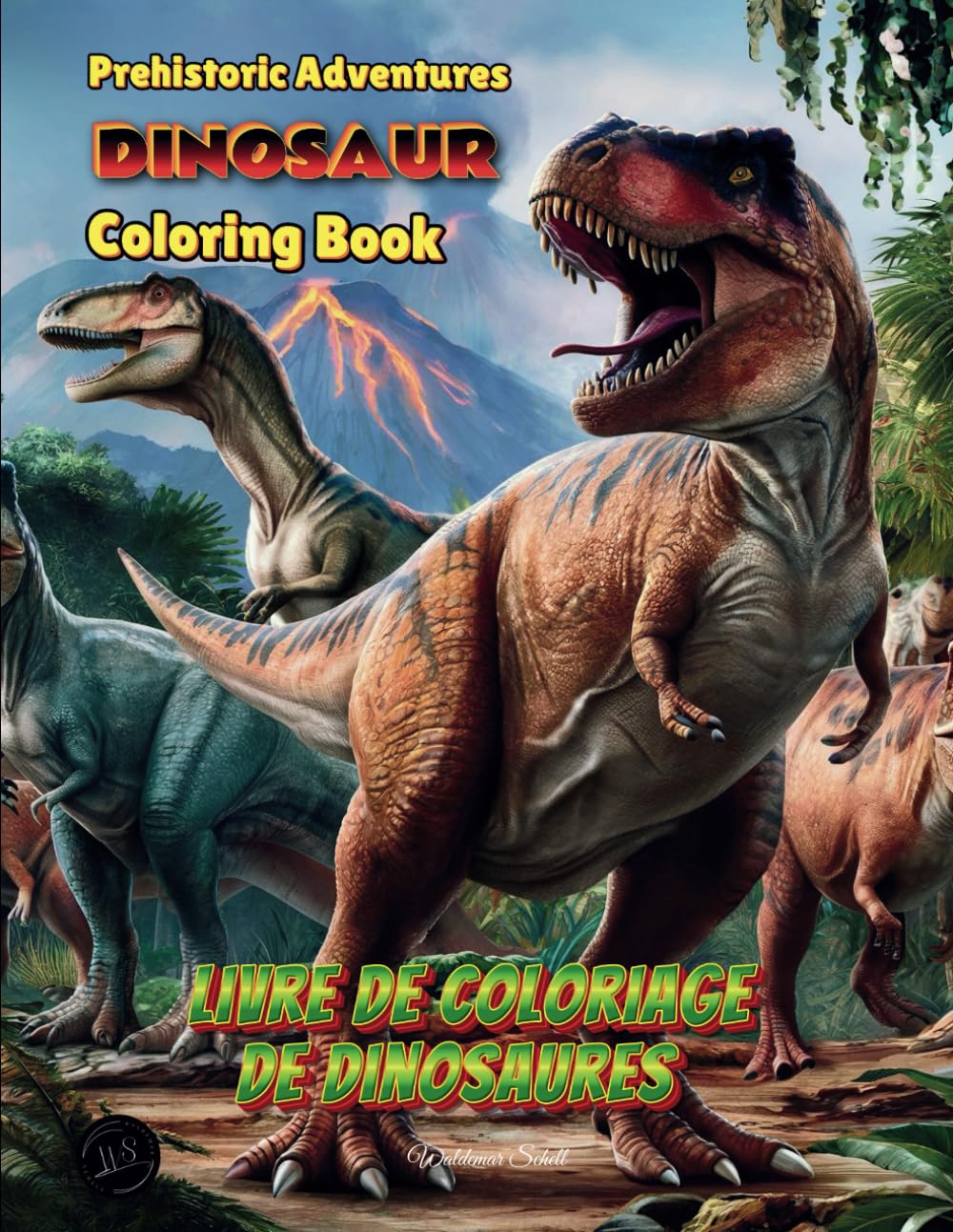 Livre de coloriage de dinosaures book