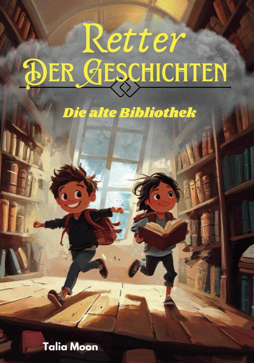 Retter der Geschichten: Kinderbuch wie Lena & Tom in einer Abenteuerlichen Reise zusammen die Geschichten einer alten Bibliothek retten ab 8 Jahren auch zum Vorlesen geeignet. Novels & Short Stories