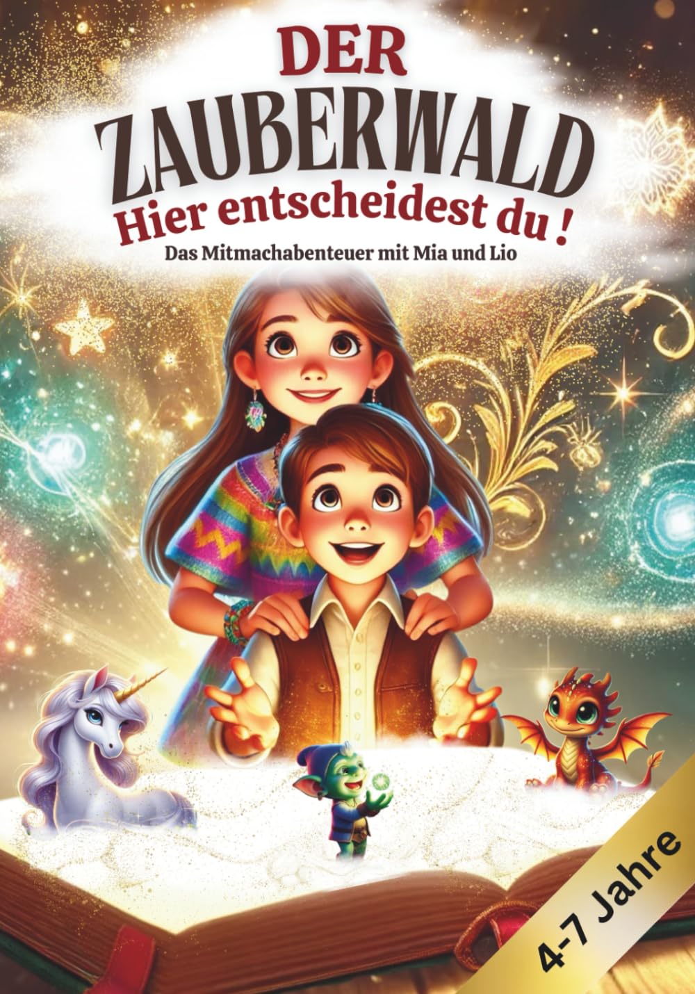 Das magische Mitmachabenteuer mit Mia und Lio: BAND 1 Das Abenteuer im Zauberwald ein interaktives Kinderbuch voller Magie, Rätsel, ... Mia und Lio eine interaktive Kinderbuchreihe) Arts & Music