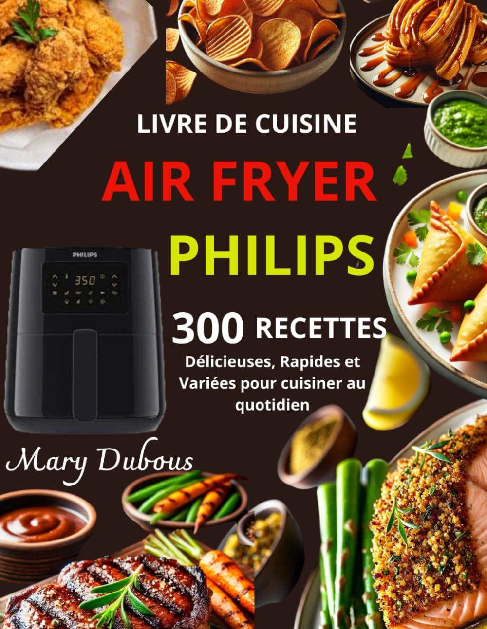 Livre de Cuisine Air Fryer Philips: 300 Recettes Délicieuses, Rapides et Variées pour cuisiner au quotidien book