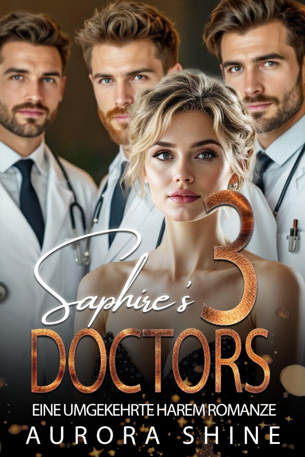Saphire's 3 Doctors: Eine umgekehrte Harem Romanze (Viele Liebhaber, Band 8) Contemporary Romance