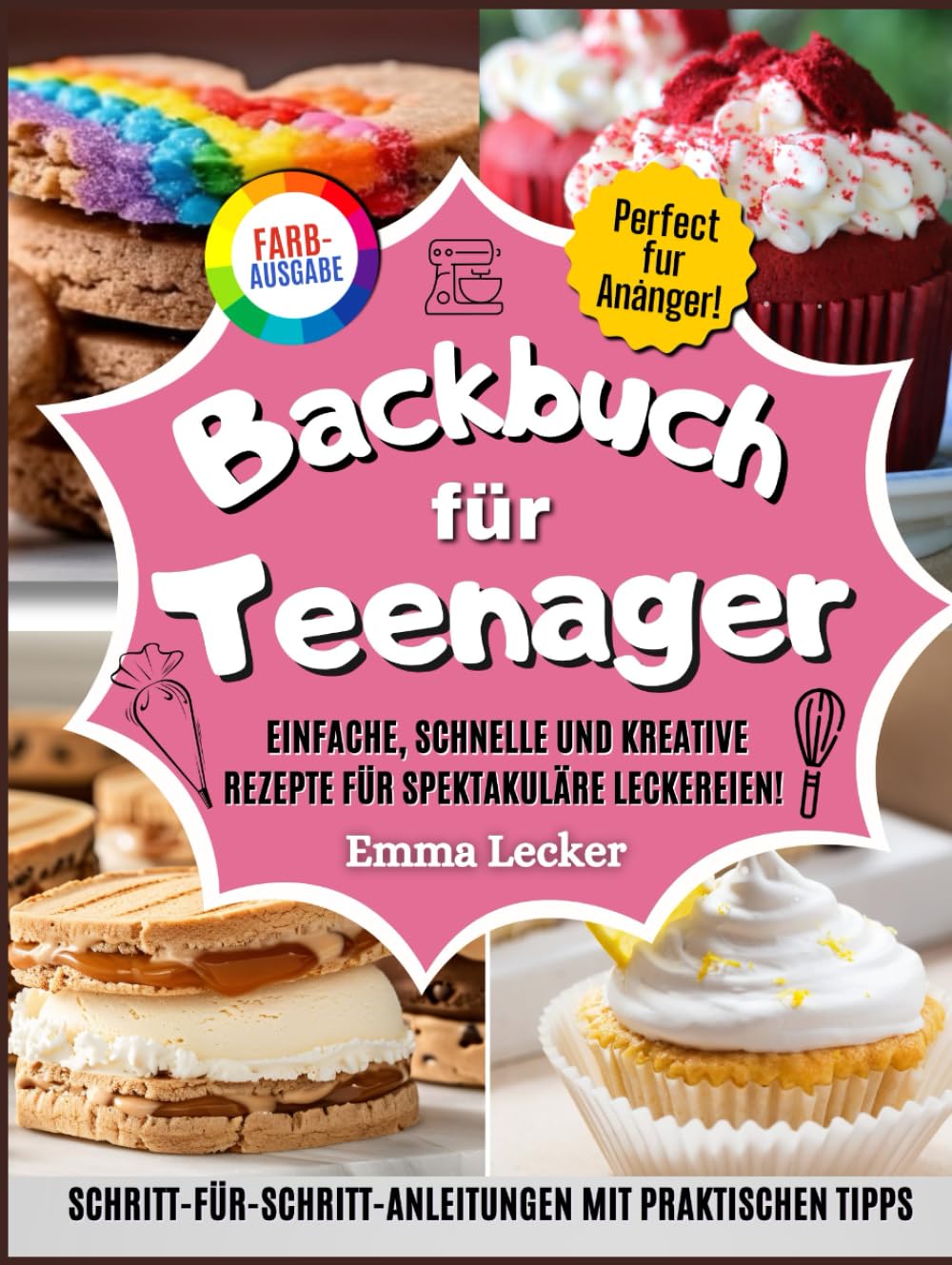 Backbuch Für Teenager: Einfache, schnelle und kreative Rezepte für spektakuläre Leckereien! Schritt-für-Schritt-Anleitungen mit Farbfotos und praktischen Tipps – Ideal für ehrgeizige Anfänger. Cooking & Enjoying