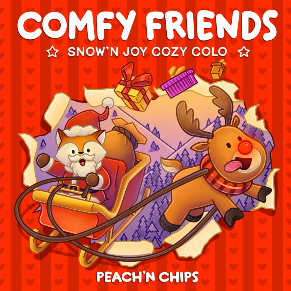COMFY FRIENDS: Snow'n Joy Cozy Colo Coloriages mignons et cosy pour adultes (Comfy Friends Cute Coloring Book 2 French Edition) book