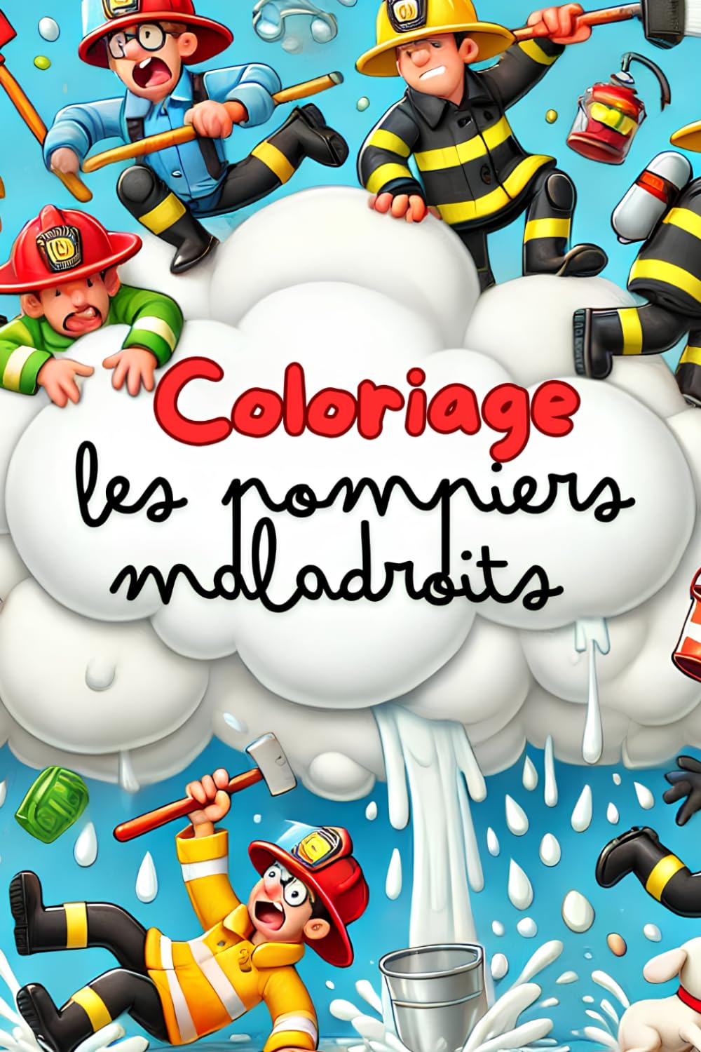 Les Aventures Maladroites d’un Pompier – Coloriage Rigolo book