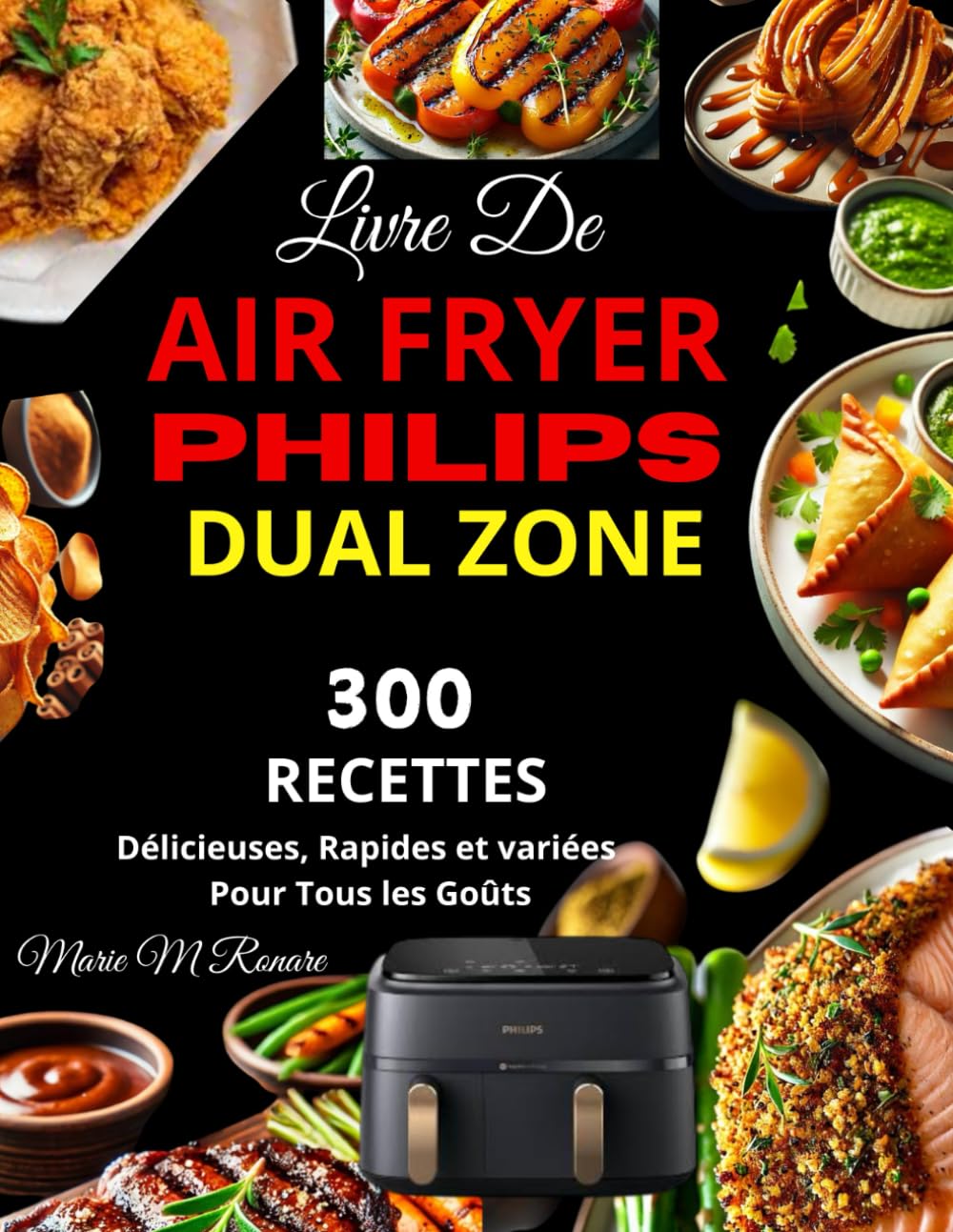 Livre de Air fryer Philips Dual Zone: 300 Recettes Délicieuses, Rapides et variées pour Tous les Goûts book