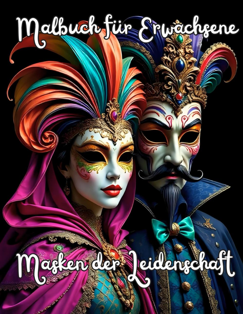 Masken der Leidenschaft - Malbuch für Erwachsene: Ein Ausmalbuch mit magischen Masken und geheimnisvoller Mystik. Natürlich freue ich mich sehr über ... zum Leben erweckt durch deine Farben) Film, Art & Culture