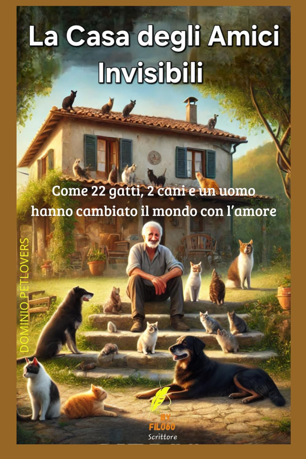 La Casa degli Amici Invisibili: Come 22 gatti, 2 cani e un iomo hanno cambiato il mondo con l’amore book
