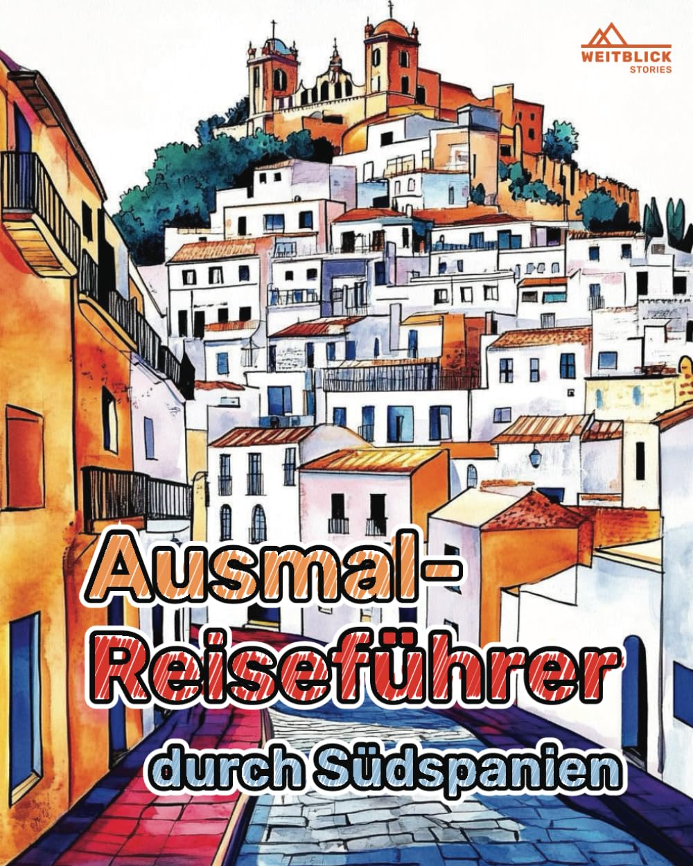 Ausmal-Reiseführer durch Südspanien: Ein Malbuch für Entspannung, Kreativität & kulturelle Entdeckung! Travel Guides