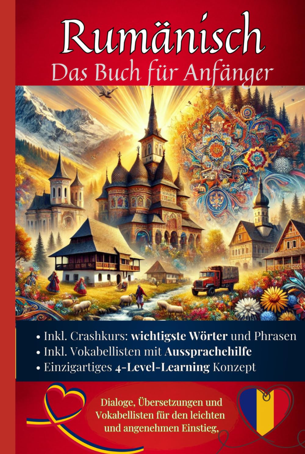 Rumänisch: Das Buch für Anfänger: Rumänisch lernen mit Hilfe von Dialogen, Übersetzungen und Vokabellisten (Rumänisch - Die Lernbuchreihe!! So geht Sprachenlernen heute :)) Foreign Languages ​​& Dictionaries