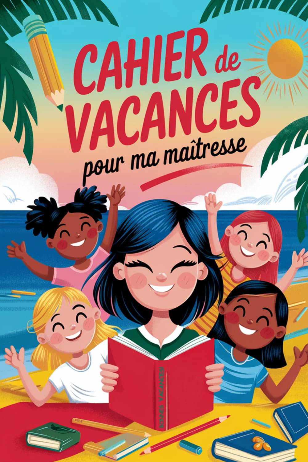 Cahier De Vacances Maitresse: Carnet D’activités Multi-Jeux, Cadeau Maitresse D’école Fin D’année. book