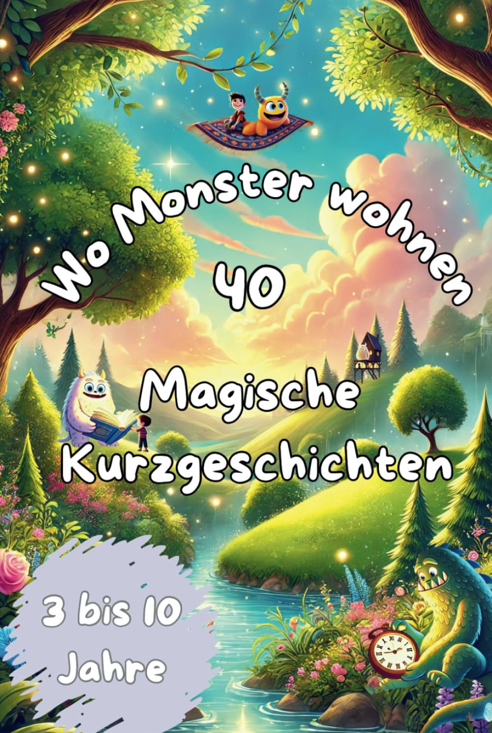 Wo Monster wohnen: 40 Magische Kurzgeschichten: Wo Monster wohnen: 40 magische Kurzgeschichten voller Freundschaft, Humor und spannender Abenteuer Non-fiction