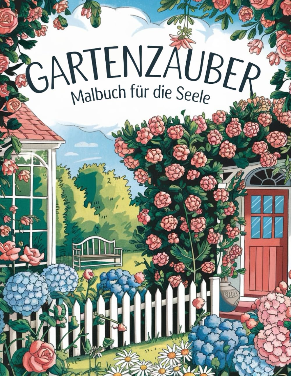 Gartenzauber - Malbuch für die Seele: Zauberhafte Gartenmotive zum Ausmalen für Erwachsene – ideal für Entspannung, Stressabbau und kreative Auszeiten Film, Art & Culture