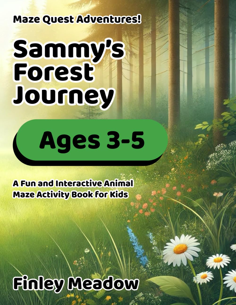 Maze Quest Adventures: Sammy’s Forest Journey: An Animal Maze Activity Book for Kids Aged 3-5 (Maze Quest Adventures: Into the Forest, Band 1) Tiptoi & Games