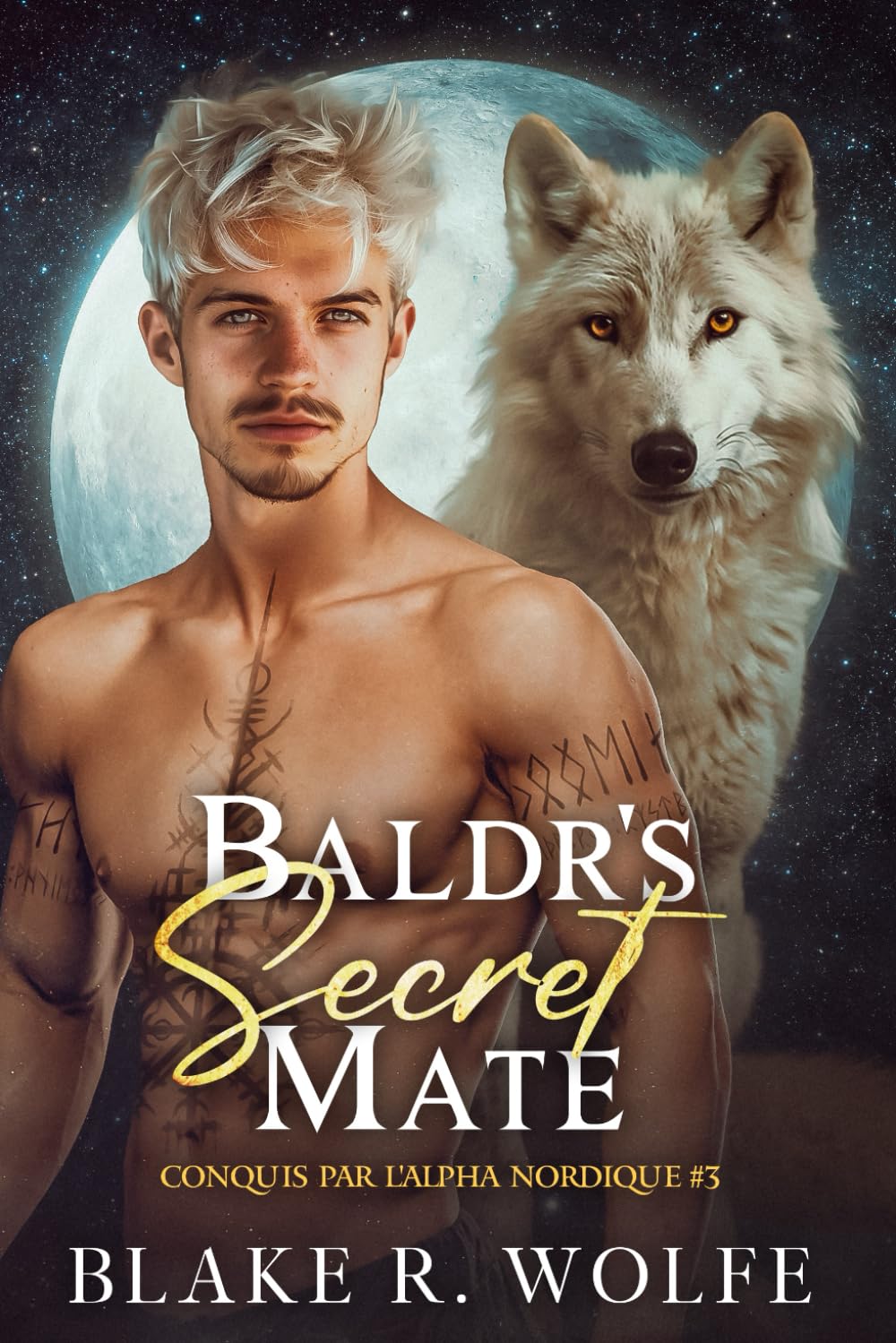 Baldr's Secret Mate (version française): Romance Gay Viking Loup-Garou Shifter book