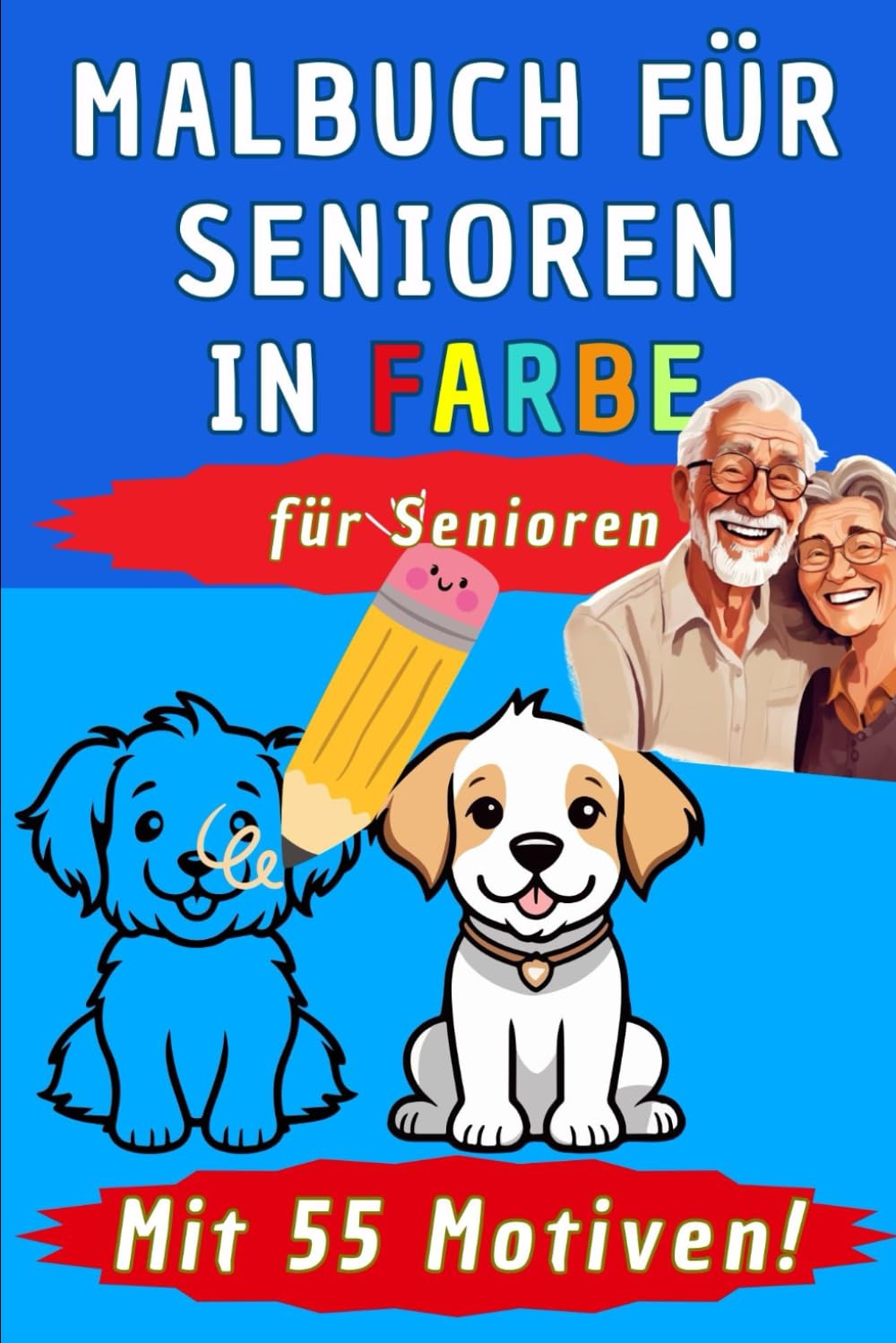 Das große Malbuch für Senioren mit Demenz: Mandala, Tiere, Blumen – Demenz Beschäftigung Malen für Demenzkranke - Bonus Malen nach Zahlen Erwachsene ... einfach im Rätselbuch für Menschen mit Demenz Leisure & Fun