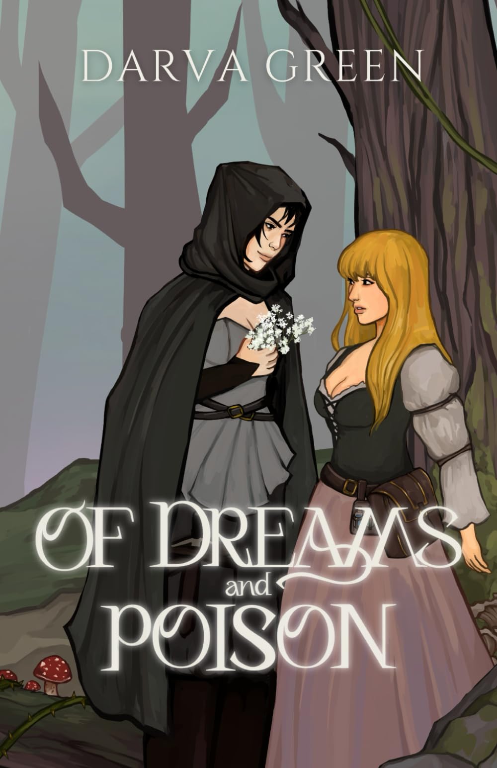 Of Dreams and Poison: Illustrated Cover (The Dragon and The Devouring Tree Part 1) LGBTQ+