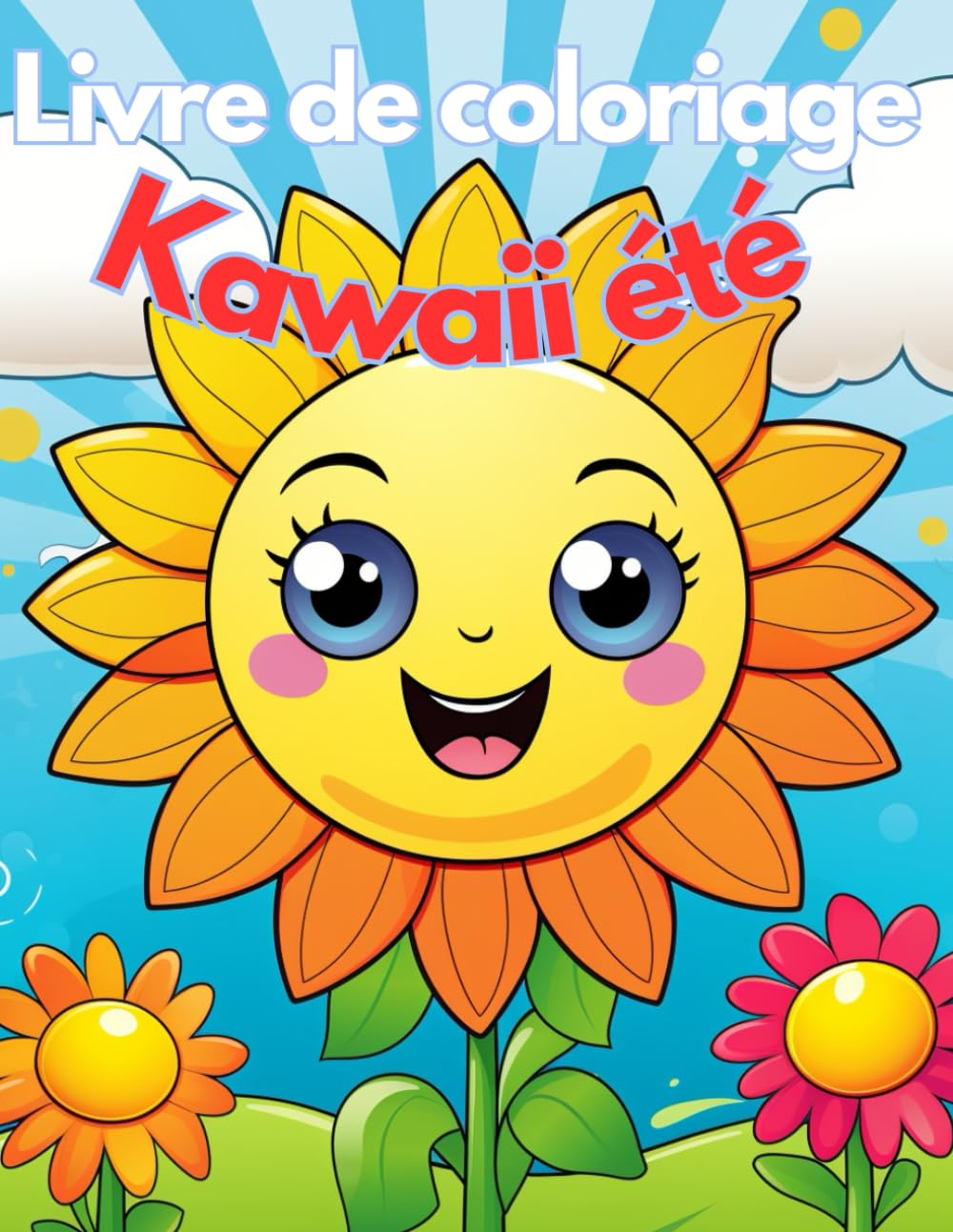 Été Kawaii: 200 Coloriages book