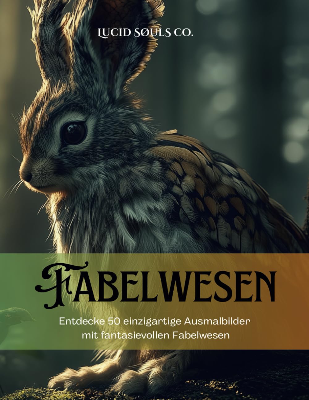 Fabelwesen - Malbuch für Erwachsene: Entdecke 50 einzigartige Ausmalbilder über Wolpertinger, Einhörner & andere Wesen (Malbücher für Erwachsene - LUCID SØULS CO.) Hobbies & Crafts