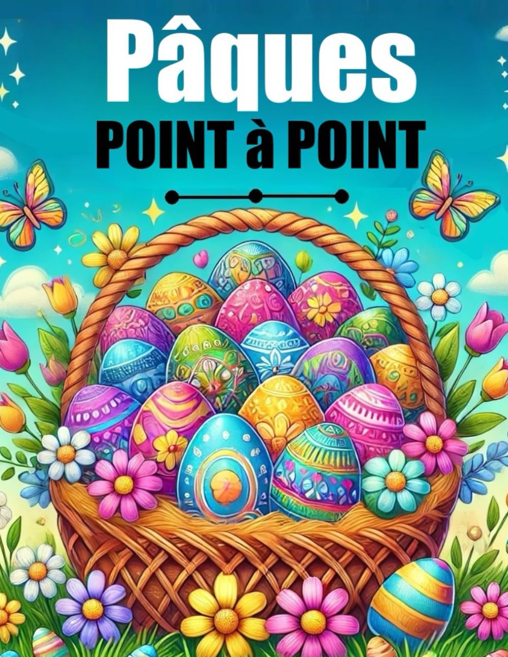 Point à Point: Pâques Points à Relier en Gros Caractères pour Adultes et Seniors book