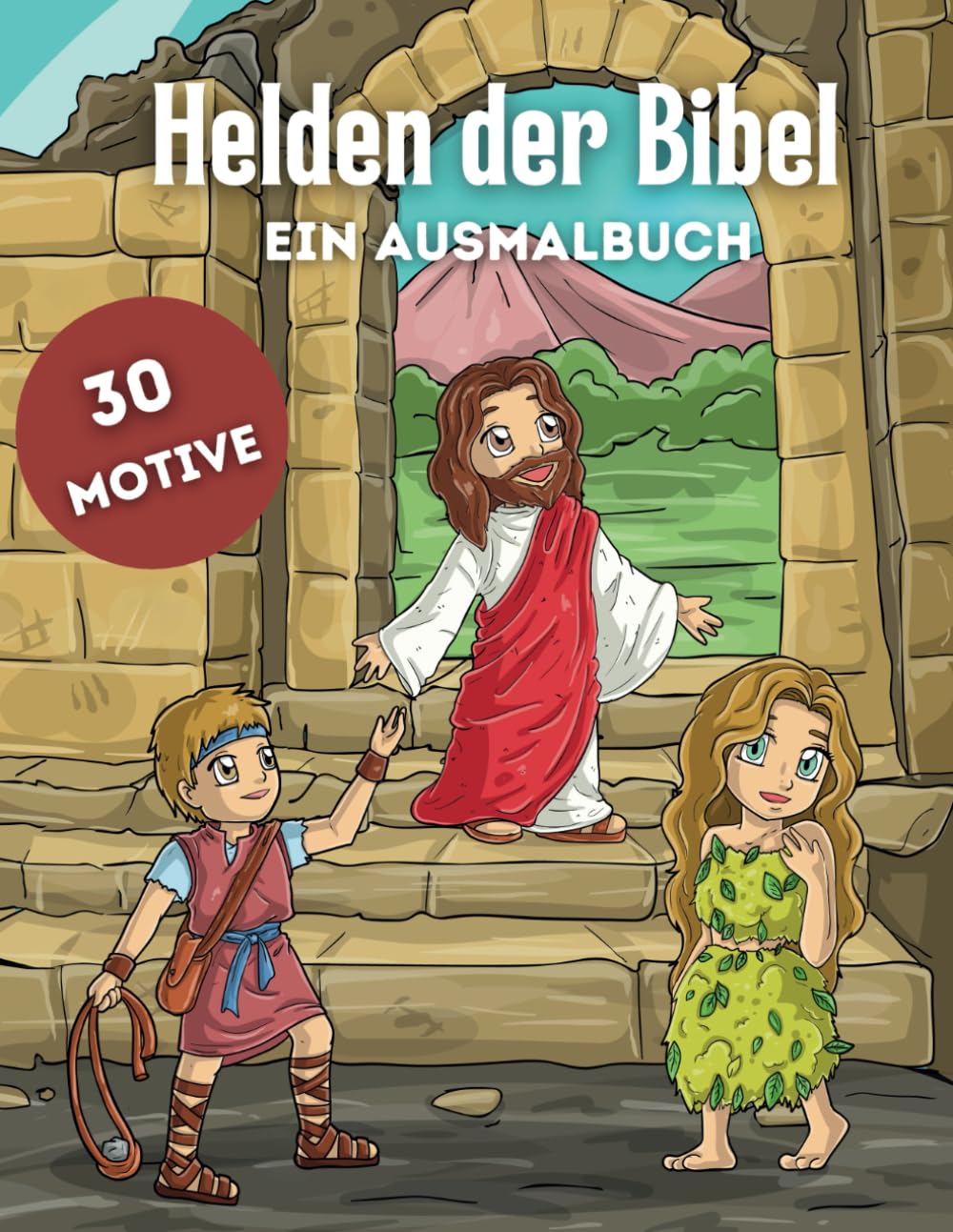 Helden der Bibel - Ein Ausmalbuch ab 12 Jahren: Erlebe Ruhe, Inspiration und die Geschichten der Bibel auf kreative Weise book