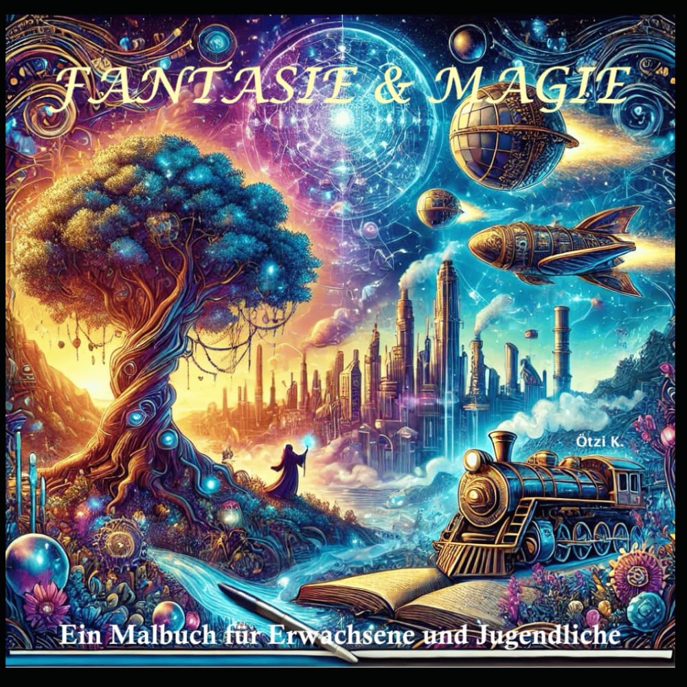 Fantasie & Magie – Ein Malbuch für Erwachsene und Jugendliche Hobbies & Crafts