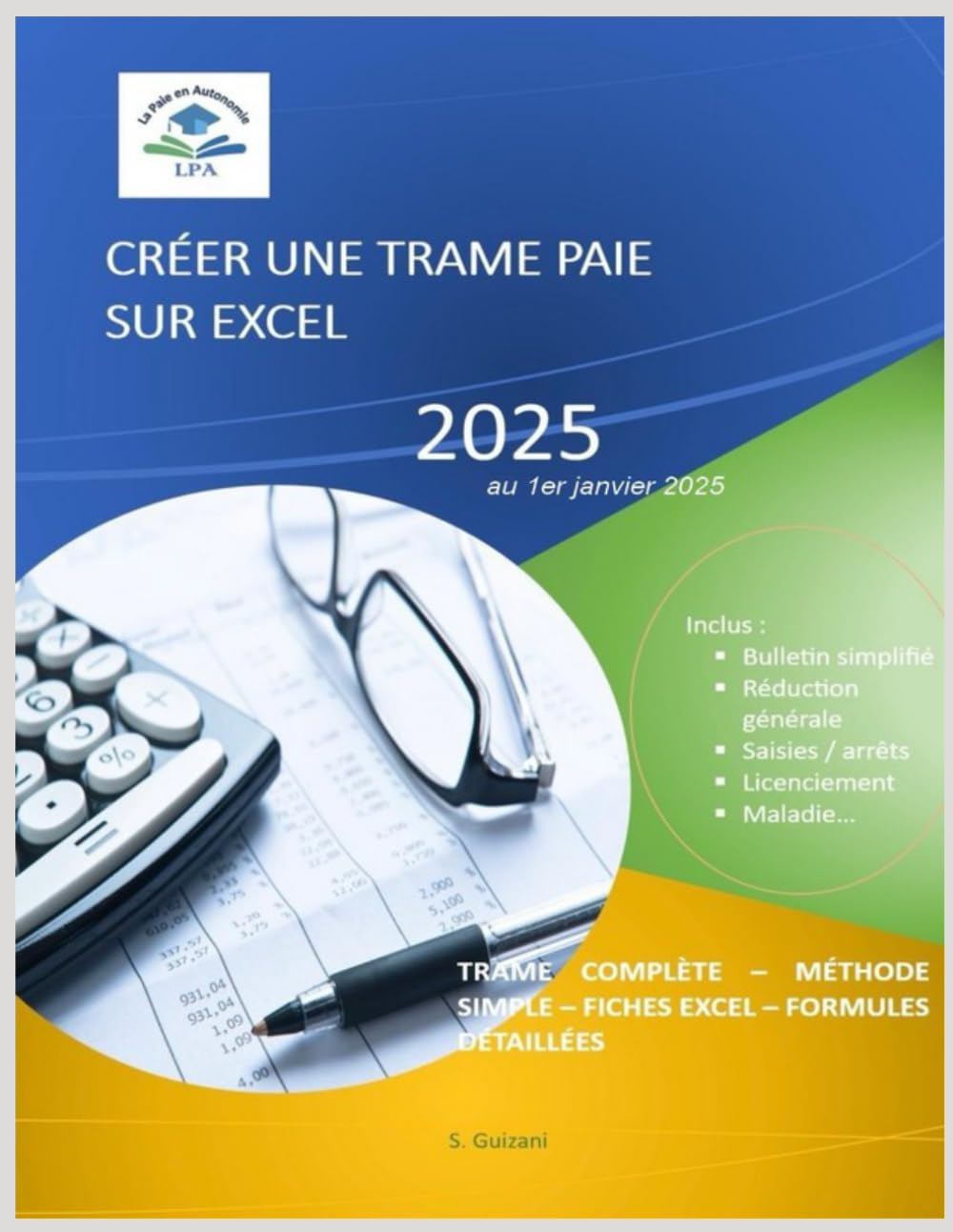 Créer une trame paie 2025: version : 1er janvier 2025 book