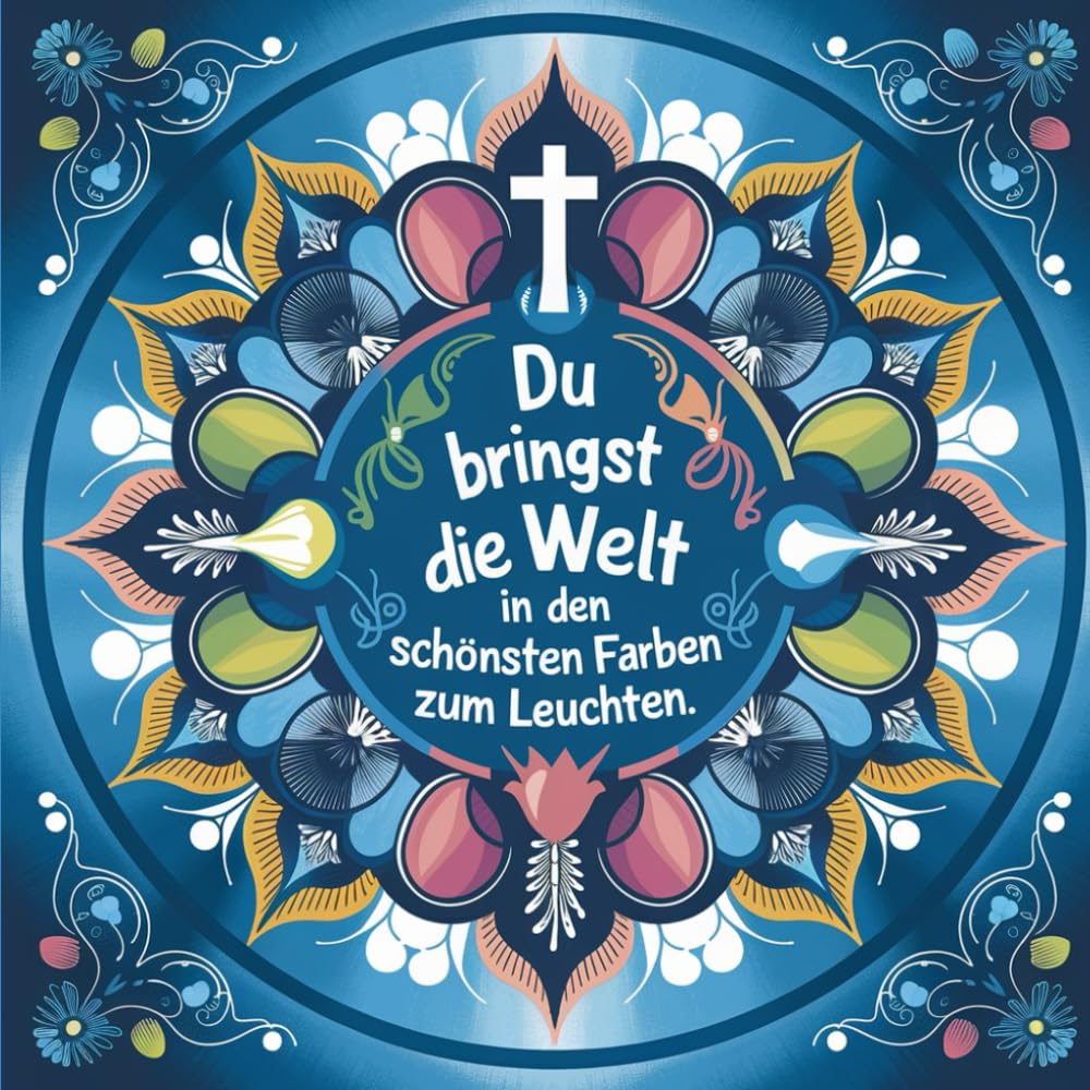 Du bringst die Welt in den schönsten Farben zu leuchten: Ein Mandalabuch für Kinder mit christlichen Mandalas und kleinen Anregungen Religion & Esotericism