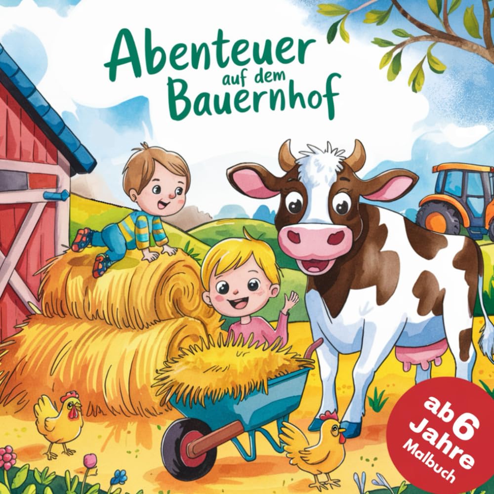 Abenteuer auf dem Bauernhof – 50 Motive zum Ausmalen für Kinder ab 6 Jahren Non-fiction