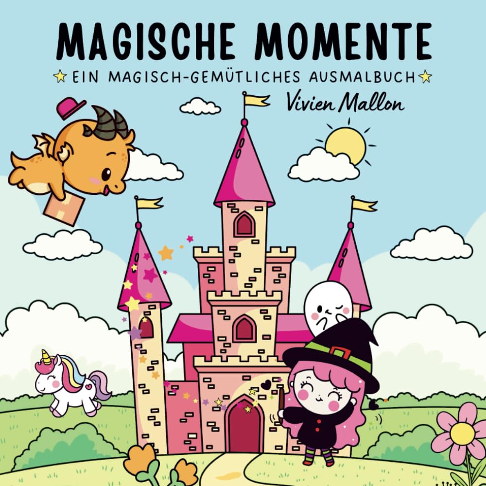 Magische Momente: Ein magisches Cozy Ausmalbuch für Erwachsene und Jugendliche mit süßen Motiven und Cozy Friends zum Stressabbau und zur Entspannung (bold and easy) Film, Art & Culture