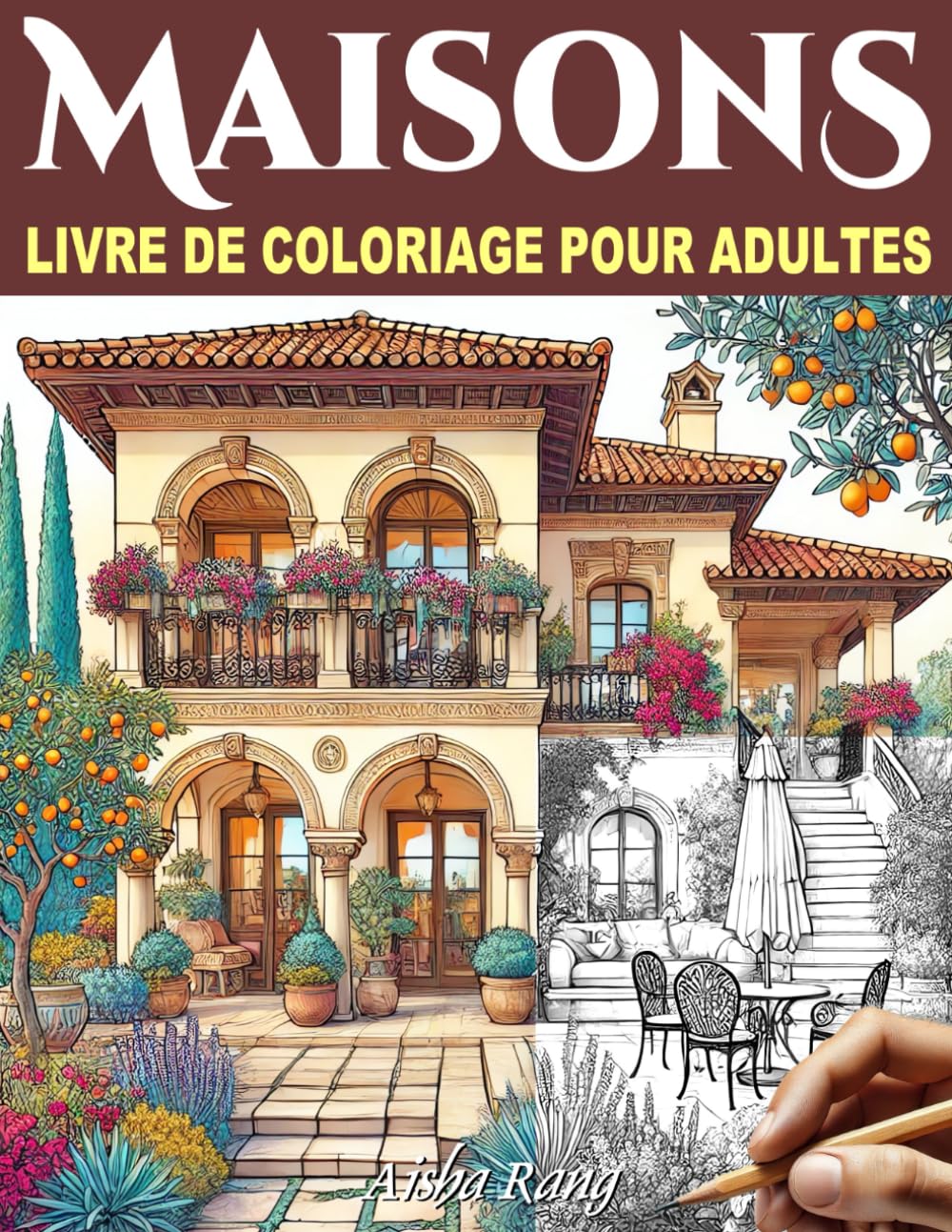 Maisons Livre de coloriage pour adultes: 50 magnifiques pages de coloriage de maisons, villas, bâtiments et palais du monde entier avec des ... détendre avec de charmantes maisons de rêve. book