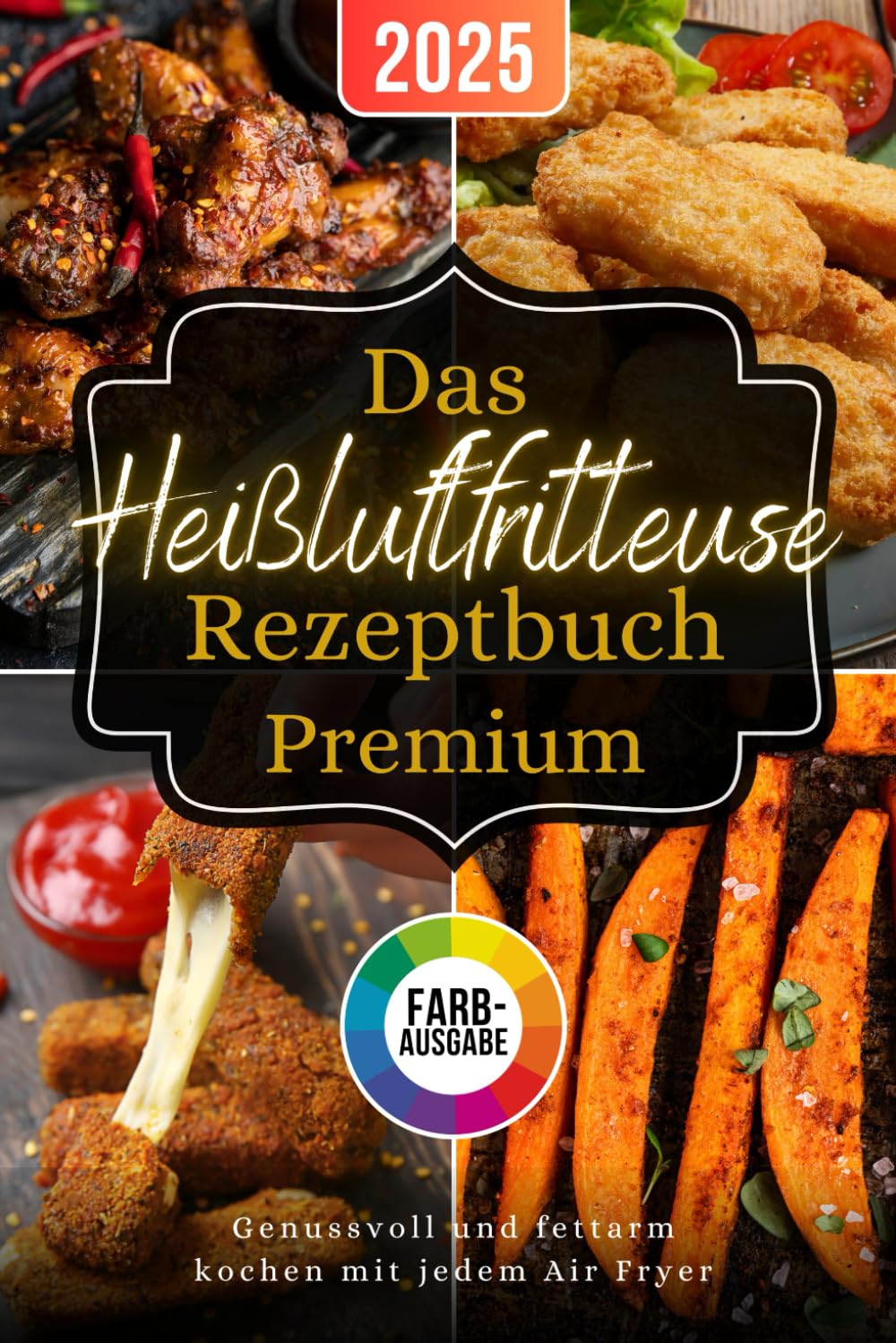 Das Heißluftfritteuse Rezeptbuch Premium: Genussvoll & fettarm kochen – für alle Air Fryer Modelle geeignet Health, Nutrition & Fitness