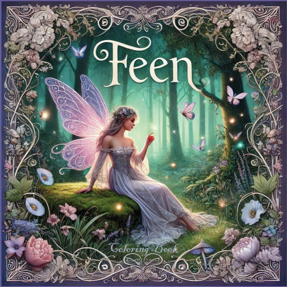 Feen: Coloring Book - Ein Malbuch für Erwachsene Hobbies & Crafts