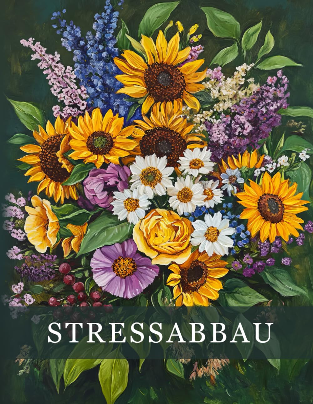 Stressabbau: Ein entspannendes Malbuch für Erwachsene mit Blumen, Tieren und Landschaften. Ideal zur Stressbewältigung, Erholung und Förderung der Kreativität. Hobbies & Crafts